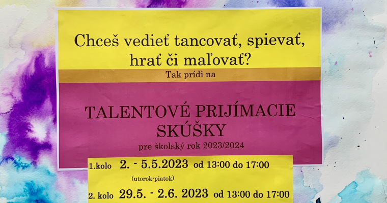Plagat prijimacky