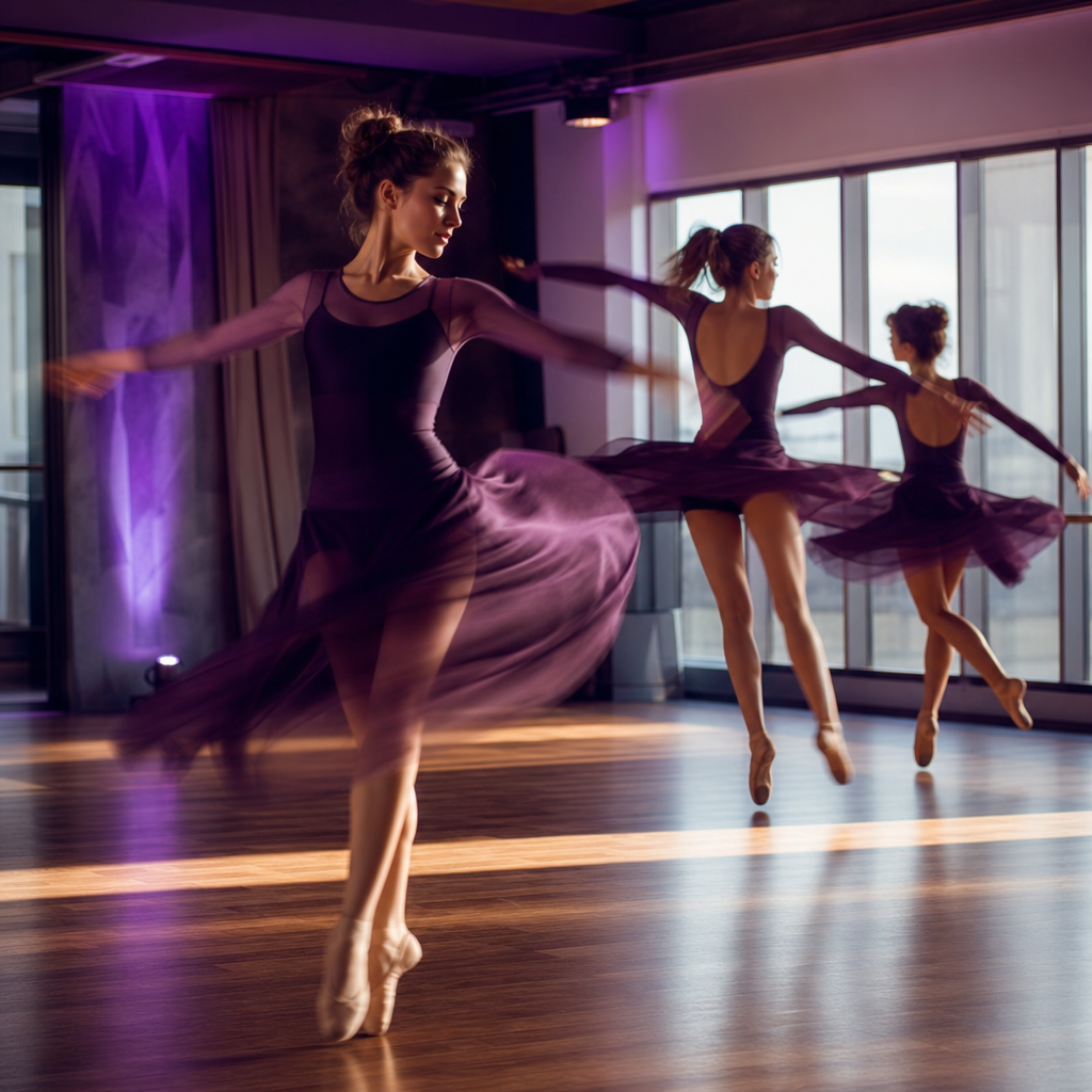 Tanečnice pri spoločnej choreografii